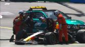 "Checo" Pérez sufre choque en la qualy del Gran Premio de Mónaco (VÍDEO)