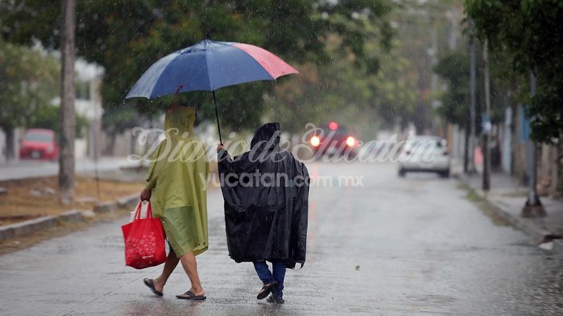 Clima en Yucatán: Por lluvias ''no habrá tarde segura'' en la semana